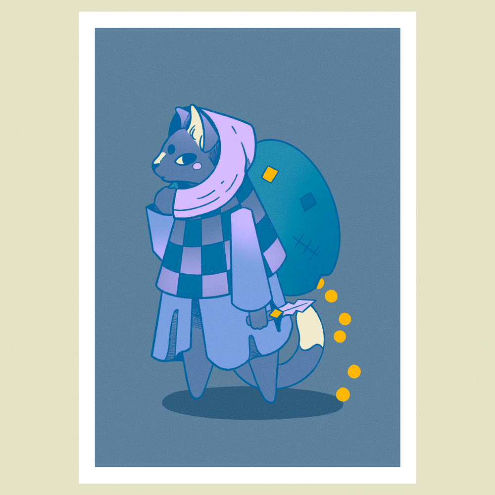 Cat Rogue Print