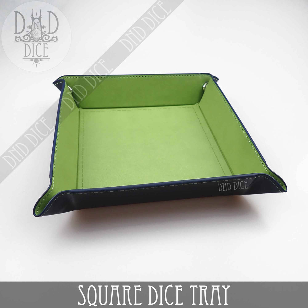 Square Dice Tray: Tan