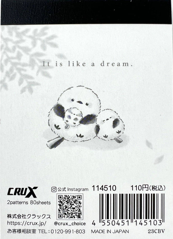 114510 Snow Birds Moon Mini Notepad-10