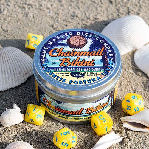 Chainmail Bikini Gaming Candle: 8oz