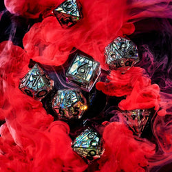 Heart of Glass 7-Piece Iconic Dice Set