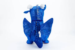 Dragon Plush Dice Bag: Blue