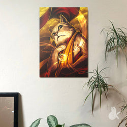 Monk Cat Prints: 8.5 x 11" Print