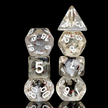 Blossom Snowfall Dice RPG Dice Set