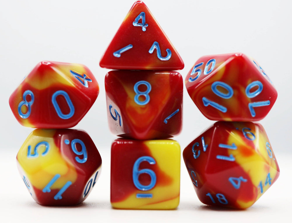 Ketchup & Mustard RPG Dice Set