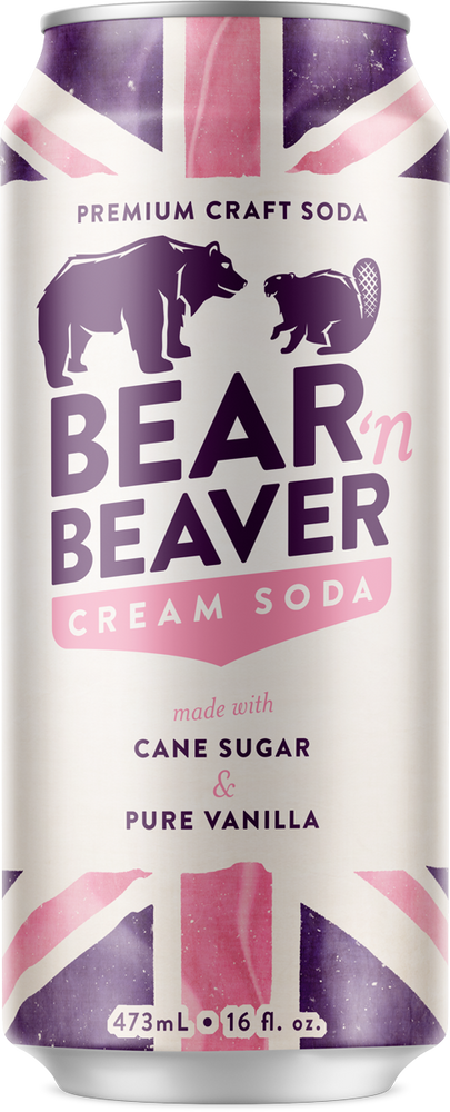Bear 'N Beaver - Cream Soda 16 fl oz Can