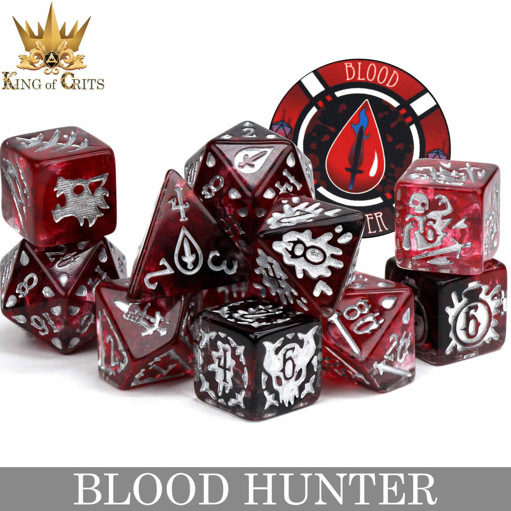 Blood Hunter - 12 Dice Set