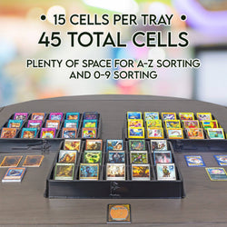 Toy Vault 15-Slot Card Sorting & Dealer Tray