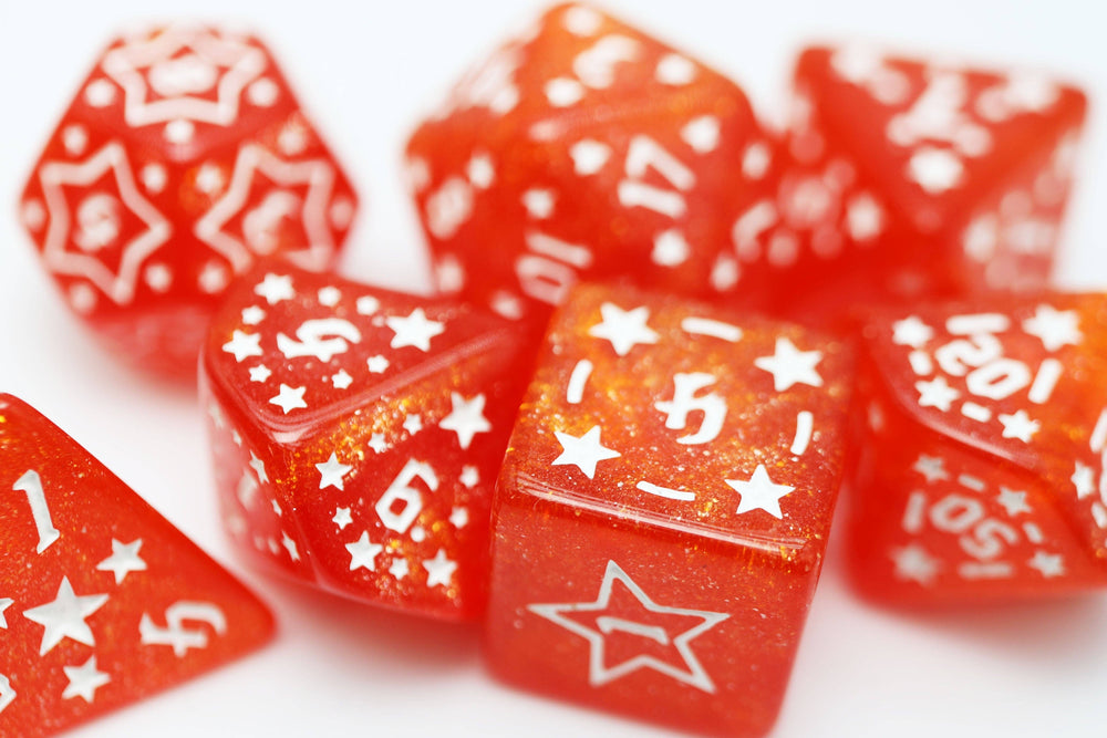 Shooting Stars: Nitrogen RPG Dice Set
