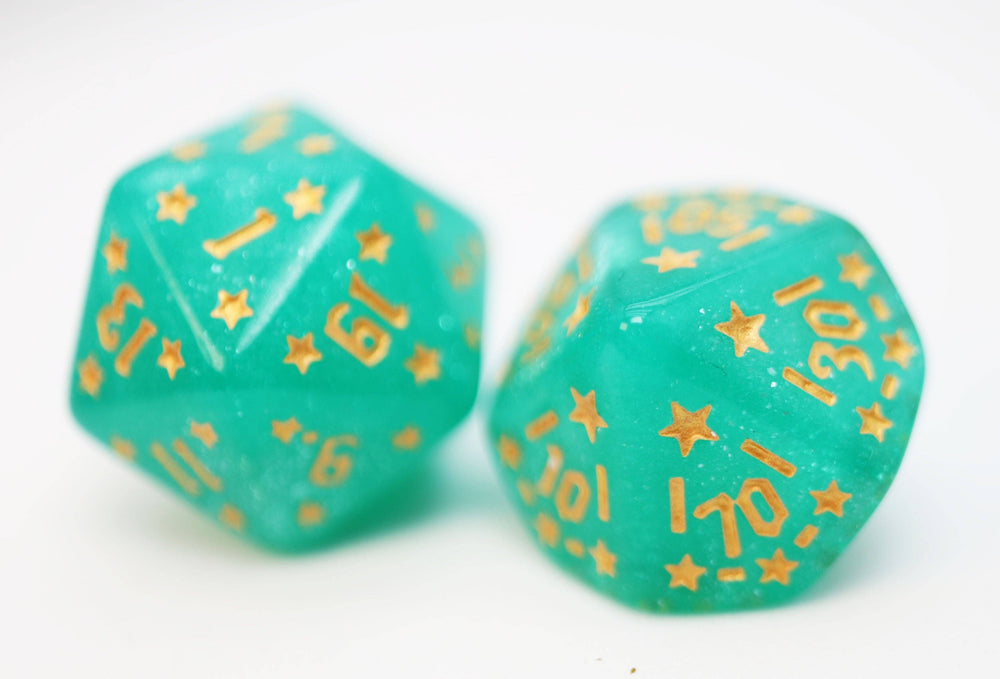Shooting Stars: Magnesium RPG Dice Set
