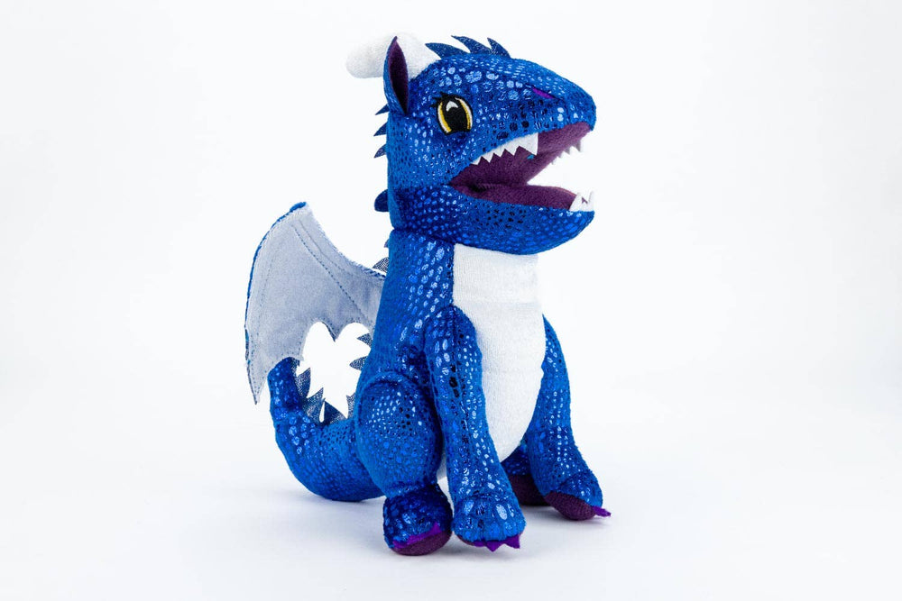 Dragon Plush Dice Bag: Blue