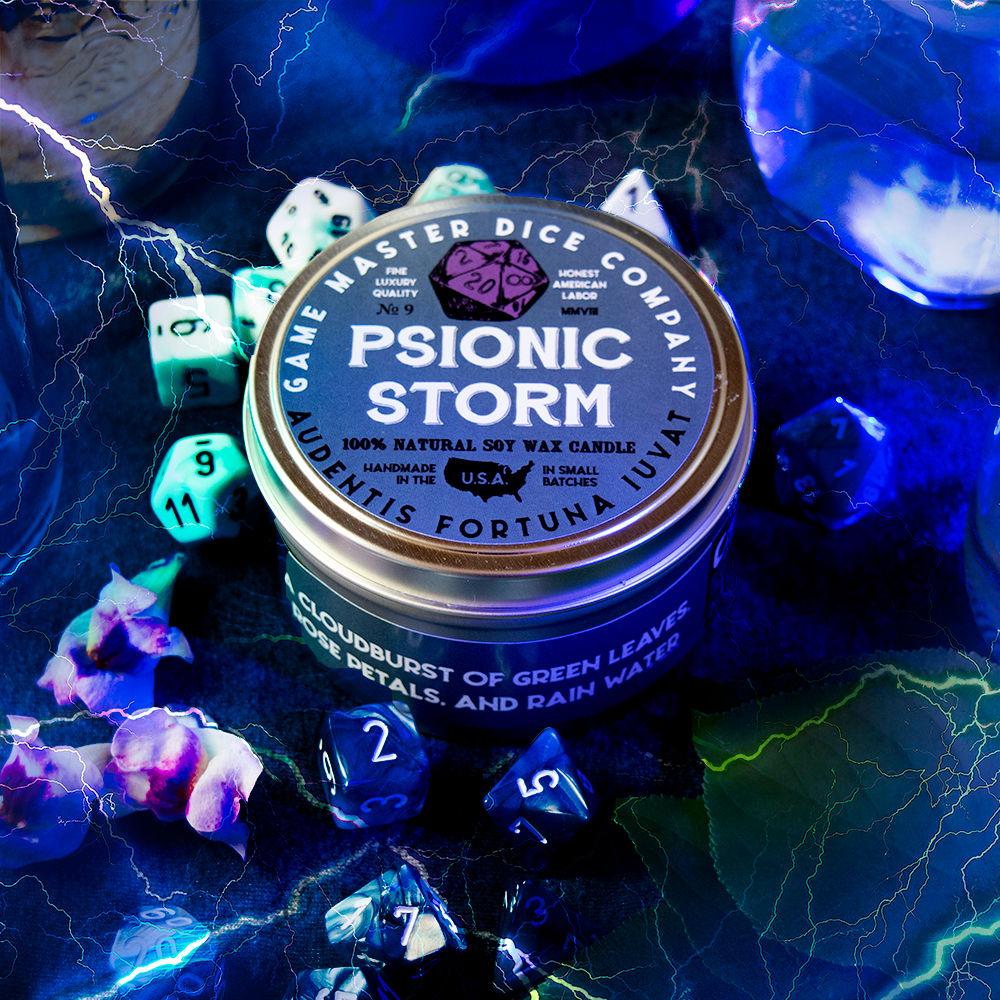 Psionic Storm Gaming Candle: 8oz