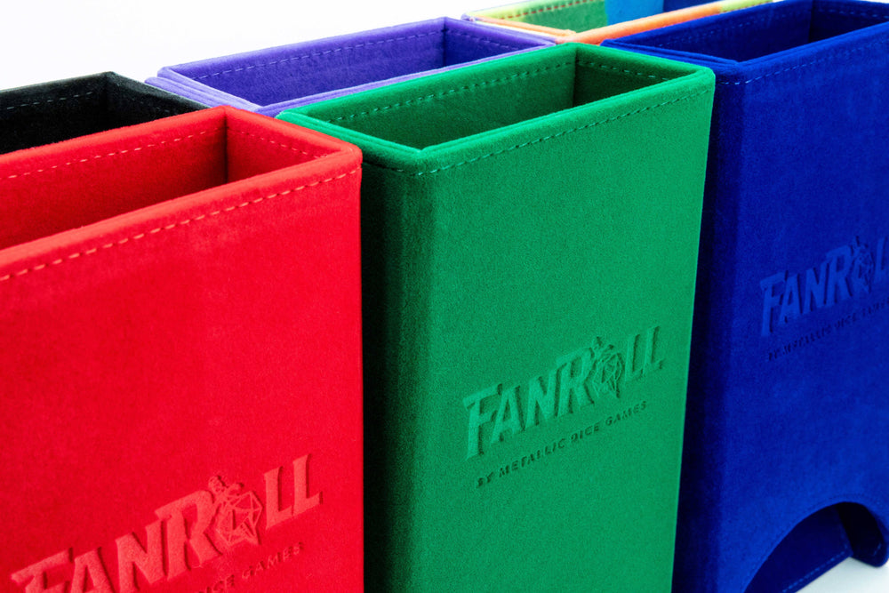 Fold Up Dice Towers for Random DND Dice Rolls (6 colors): Green