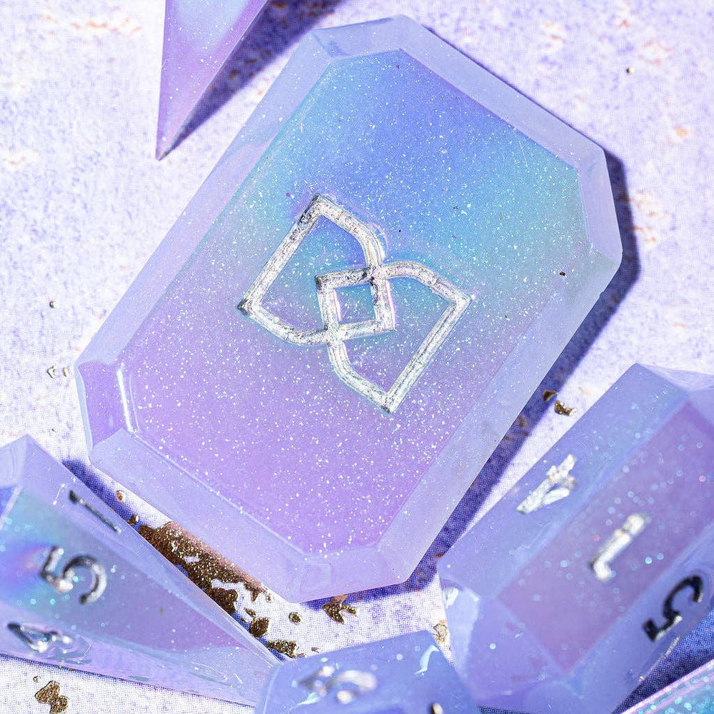 Moon Prism 7-Piece Jewel Shape Dice Set