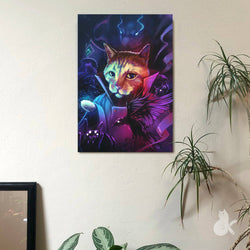 Wizard Cat Prints: 8.5 x 11" Print