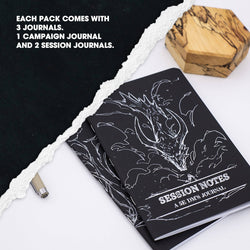 DM Journal Set – RPG Campaign Notebooks for D&D Game Masters: Red