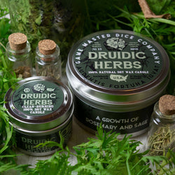 Druidic Herbs Gaming Candle: 8oz