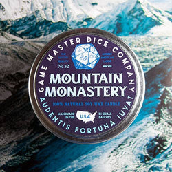 Mountain Monastery Gaming Candle: 8oz