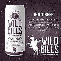 Wild Bill's - Root Beer: Premium Cane Sugar Soda