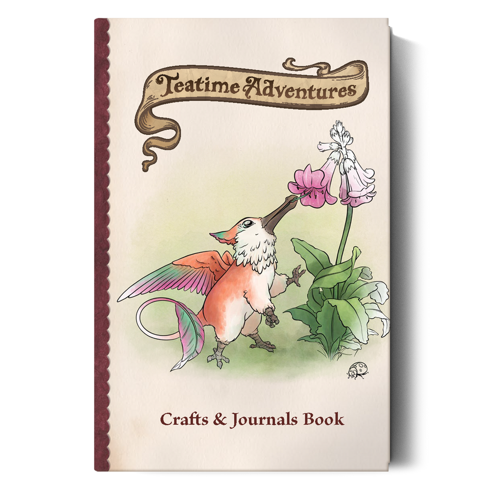 Teatime Crafts & Journals Book (with coloring pages!)