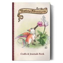 Teatime Crafts & Journals Book (with coloring pages!)