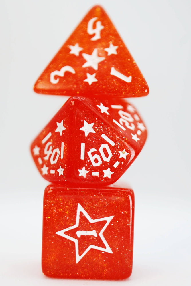 Shooting Stars: Nitrogen RPG Dice Set