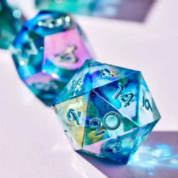 Siren's Tears 7-Piece Iridescent Dice Set