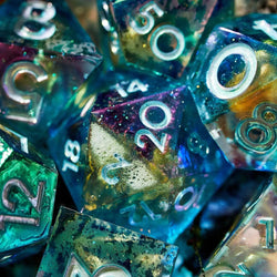 Siren's Tears 7-Piece Iridescent Dice Set