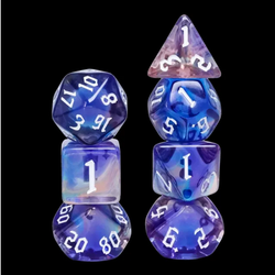 Glimmer Night RPG Dice Set