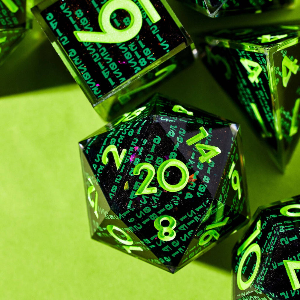 Coderain 7-Piece Iconic Dice Set