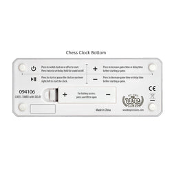 WE Games Digital Chess Clock/Game Timer with delay Button