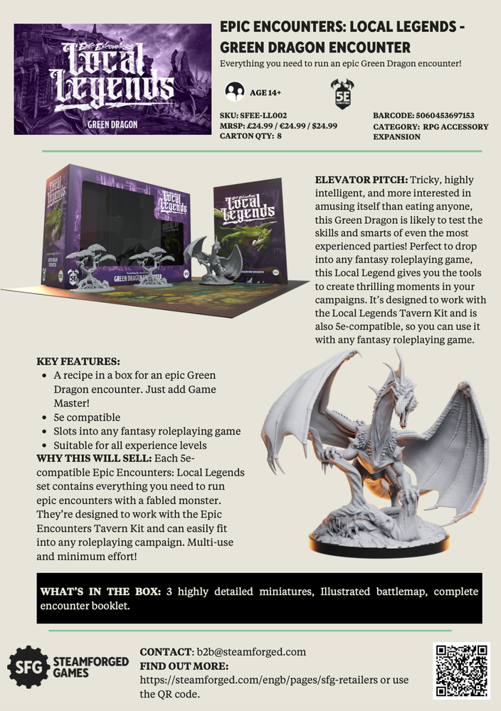 Epic Encounters - Local Legends (Green Dragon)