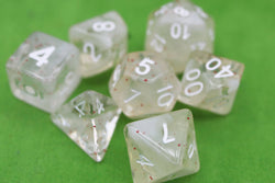 Blossom Snowfall Dice RPG Dice Set
