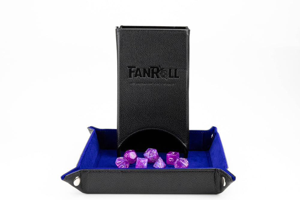 Fold Up Dice Towers for Random DND Dice Rolls (6 colors): Blue