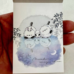 114510 Snow Birds Moon Mini Notepad-10