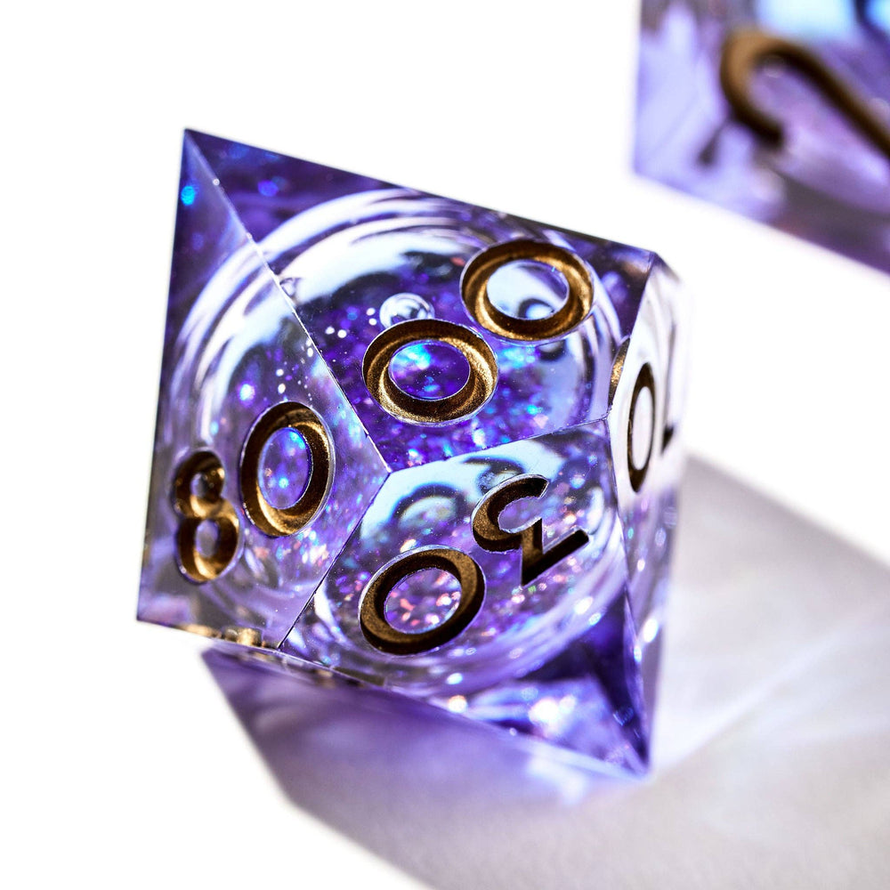 The Weave 7-Piece Liquid Core Dice Set