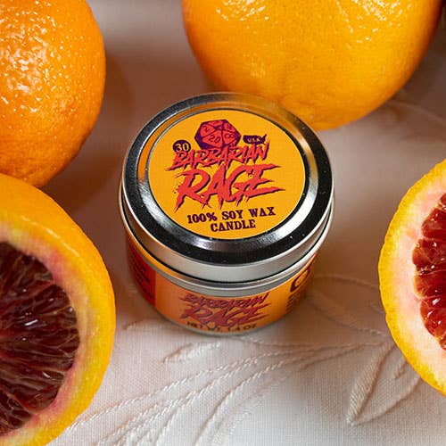 Barbarian Rage Gaming Candle: 8oz