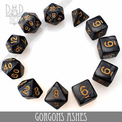 Gorgons Ashes 7 or 11: 11 Dice Set