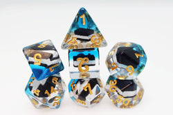 Pastry Pets: Ice Cream Sandwich Seal - Pin & RPG Dice Set