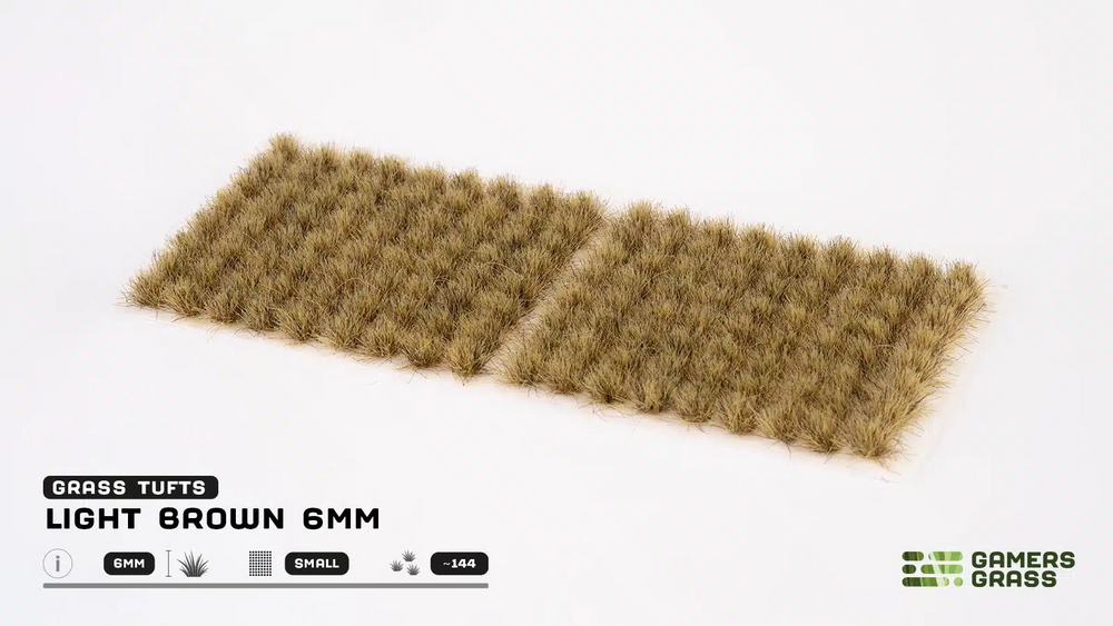 GamerGrass Light Brown Tuft (6mm)