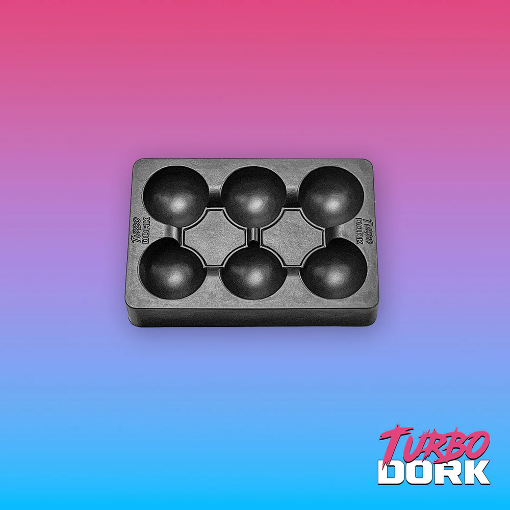 Turbo Dork Small Black Silicone Dry Palette