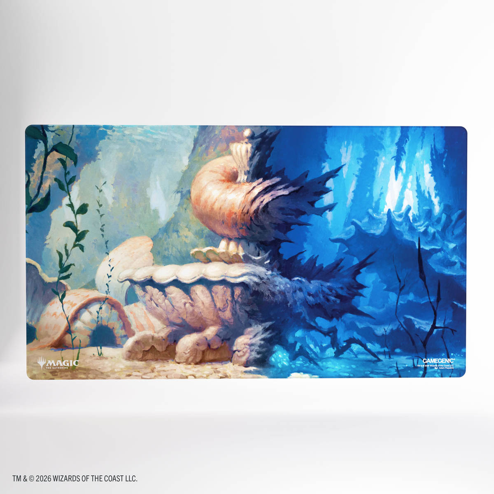 Magic: The Gathering Lorwyn Eclipsed Shiny Playmat - Hallowed Fountain