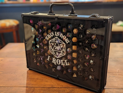 This Is How I Roll | 26 Set Capacity | Plexi Glass Chest of Hoarding Dice Display Case (Copy)