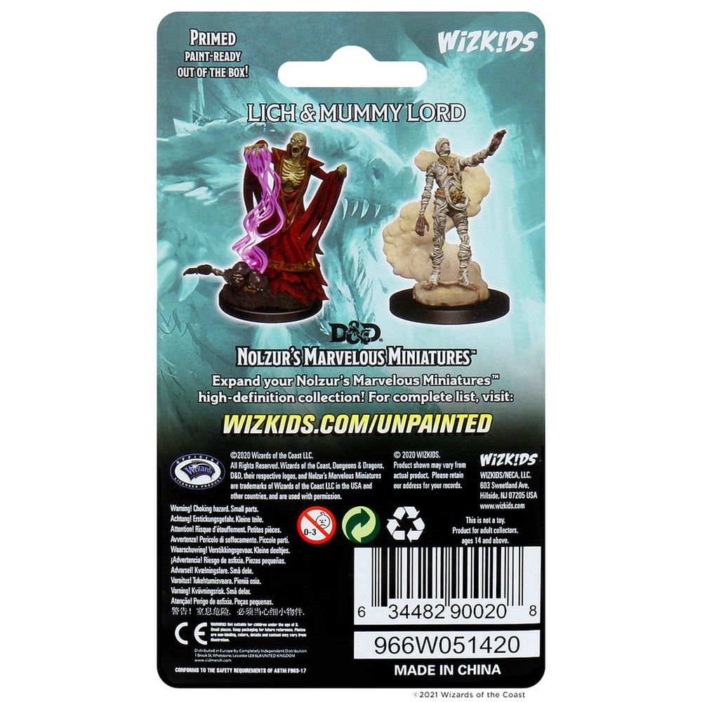 Nolzurs Marvelous Miniatures — Lich & Mummy Lord