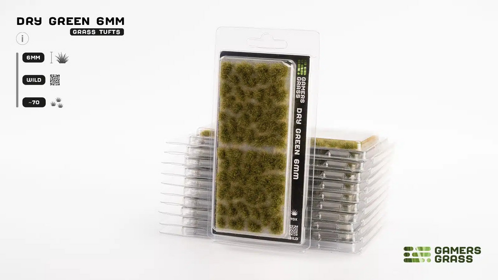 GamerGrass Dry Green Tuft (6mm)