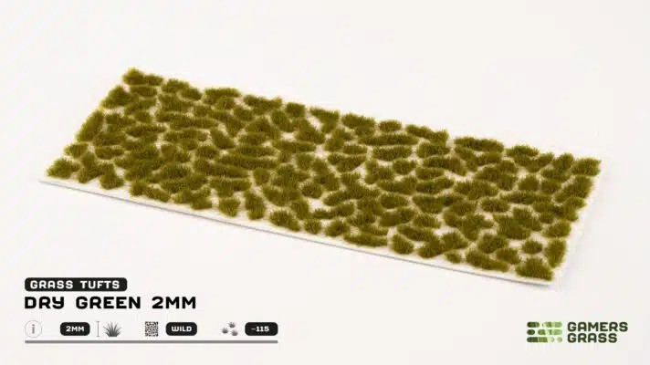 GamerGrass Dry Green (2mm)
